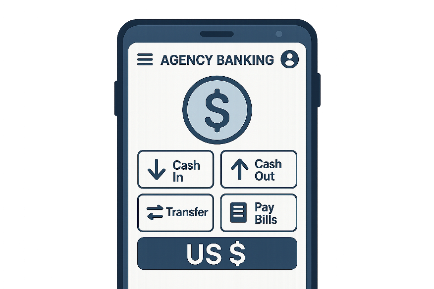 Agency banking app