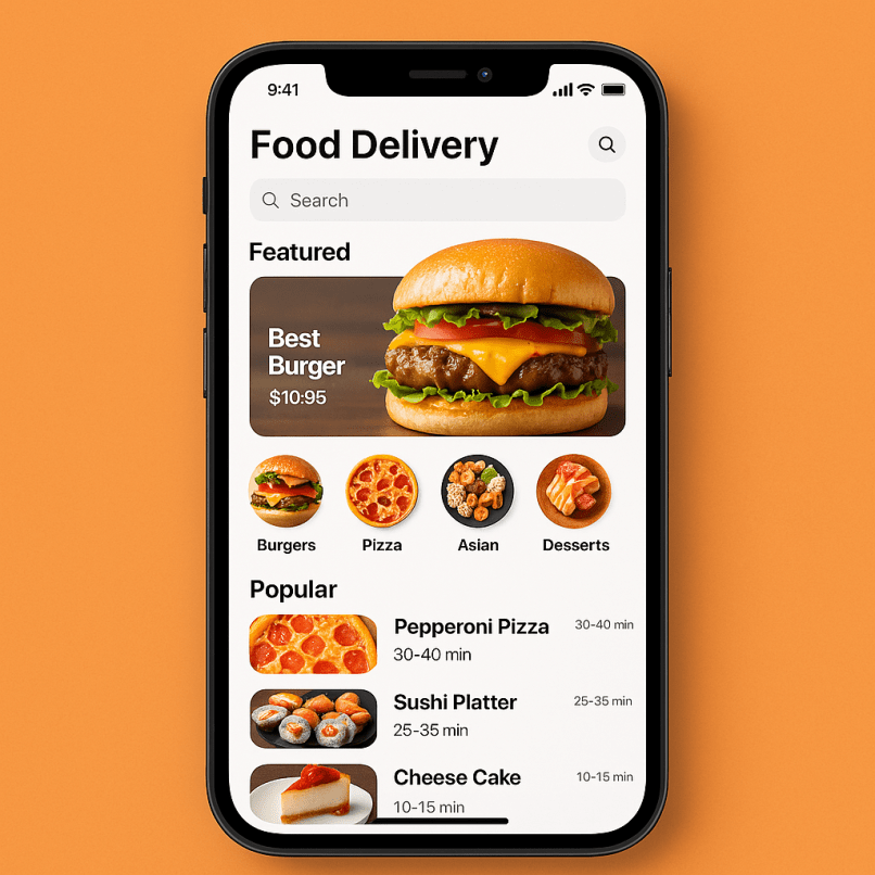 Food delivery app