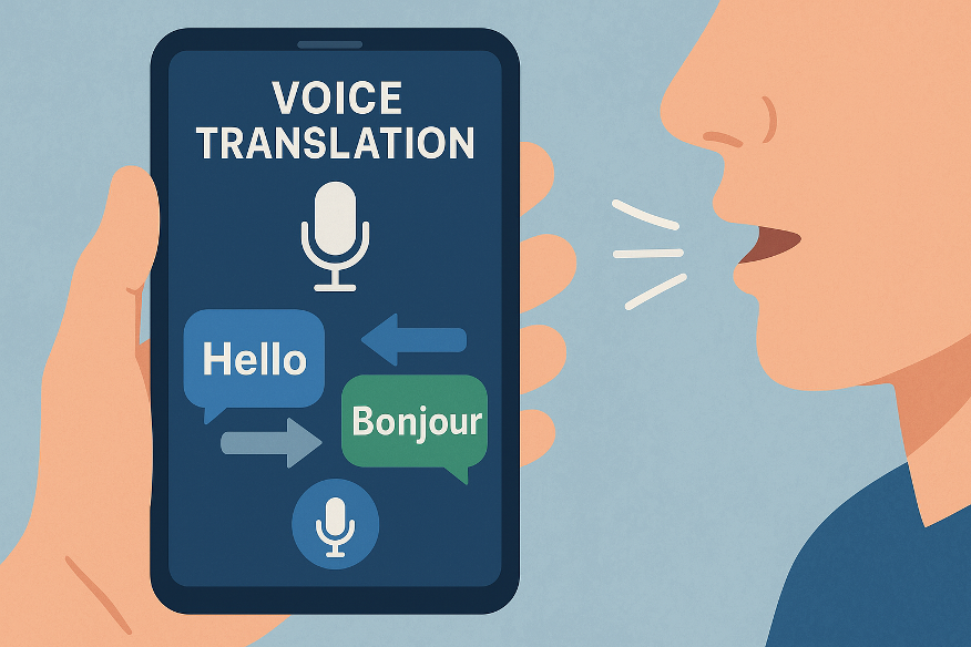 Voice translation app